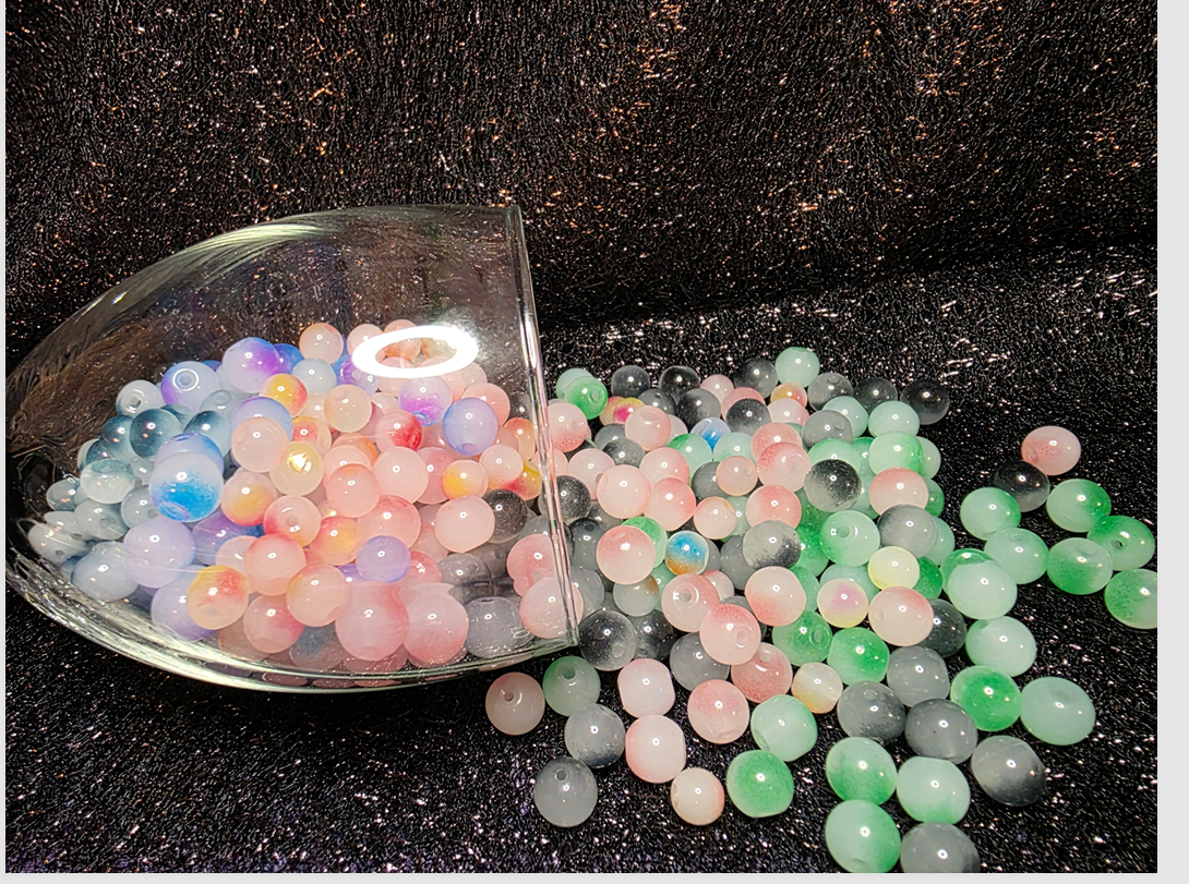 Milky Way Glass Beads